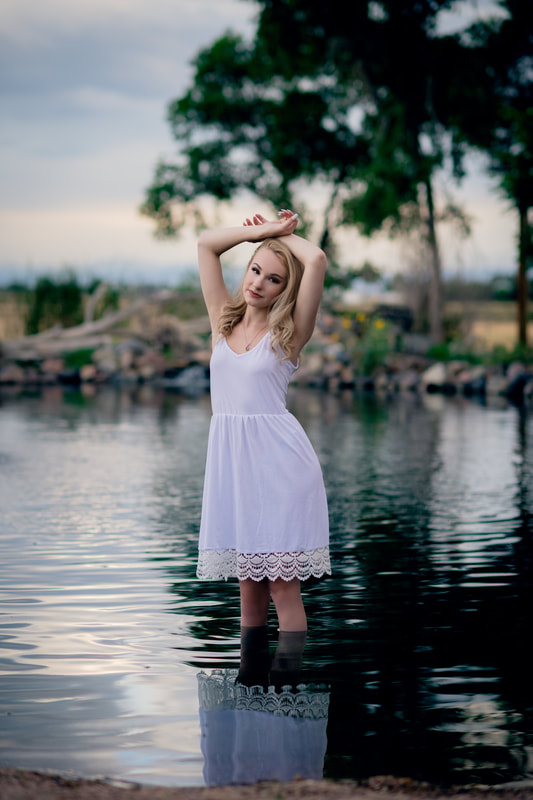 Senior Picture in the Water